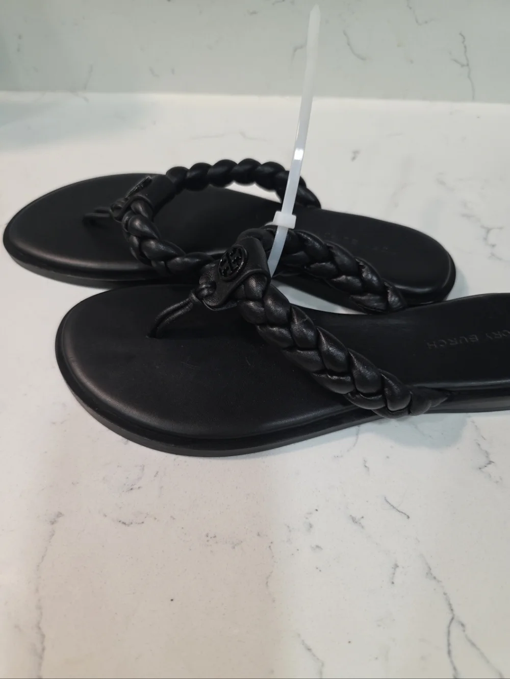 Tory Burch Braided Benton Leather Thong Sandal size 5.5 - Picture 7 of 8